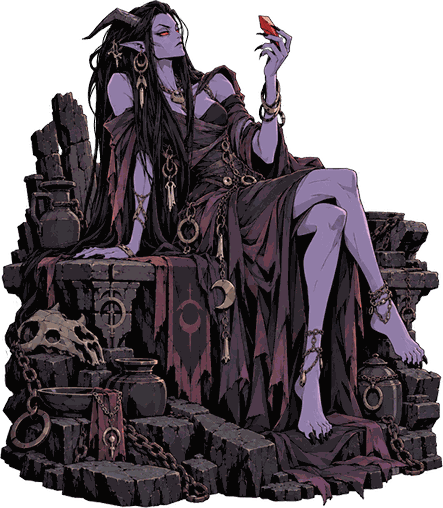 The Night Hag, full figure
