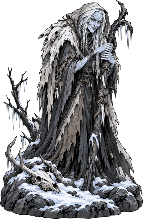The Bheur Hag, full figure